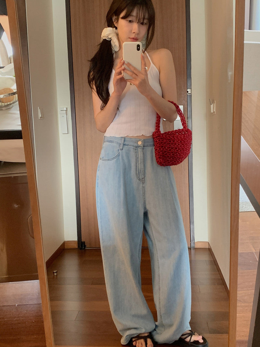 one-tuck denim