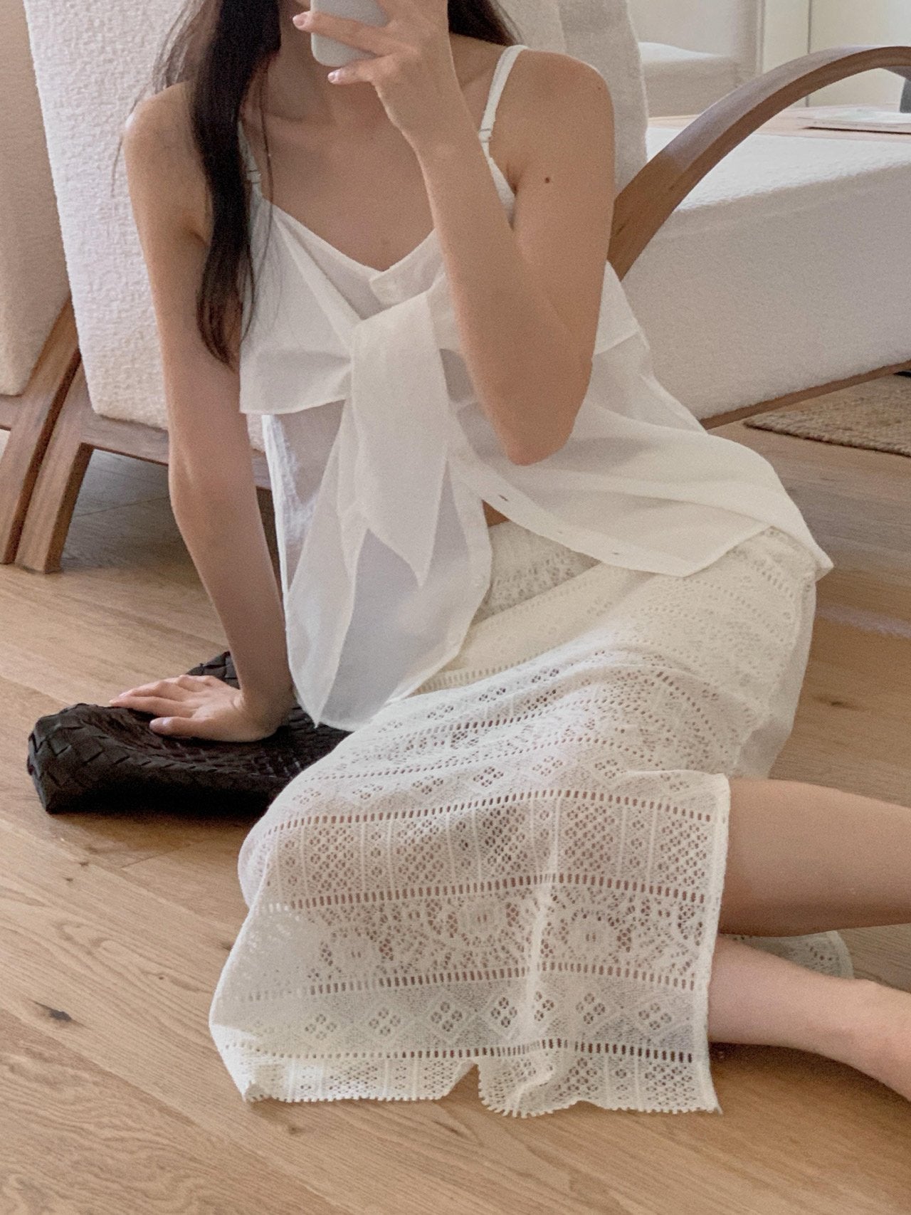 Crochet skirt-2col