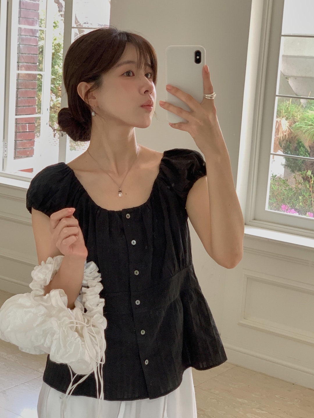 Bigi blouse&skirt-2col