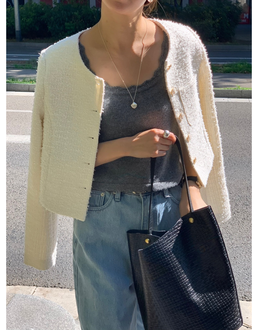 Sha tweed jacket-3col