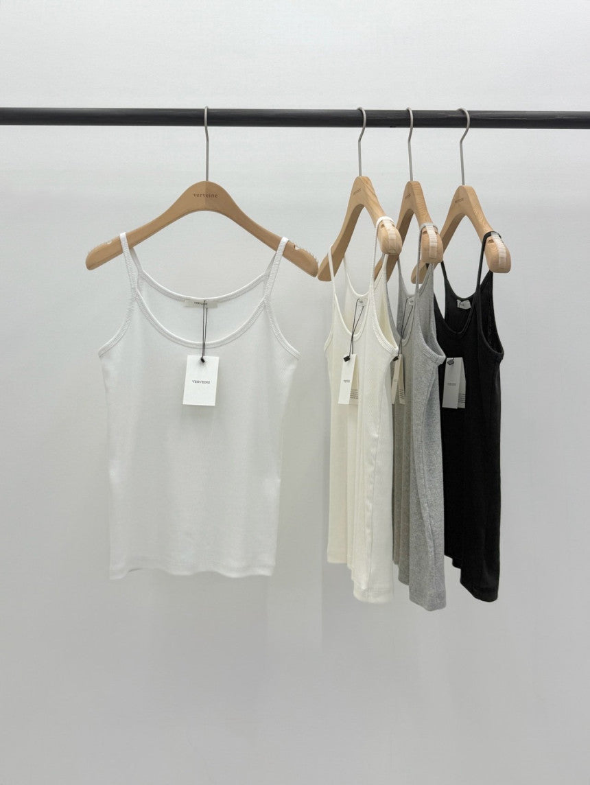 Weenie rib sleeveless-4col