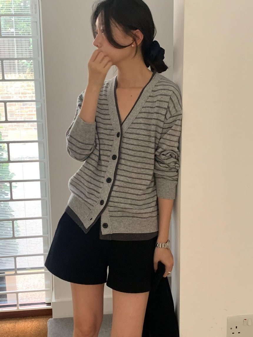 Bound cardigan-2col