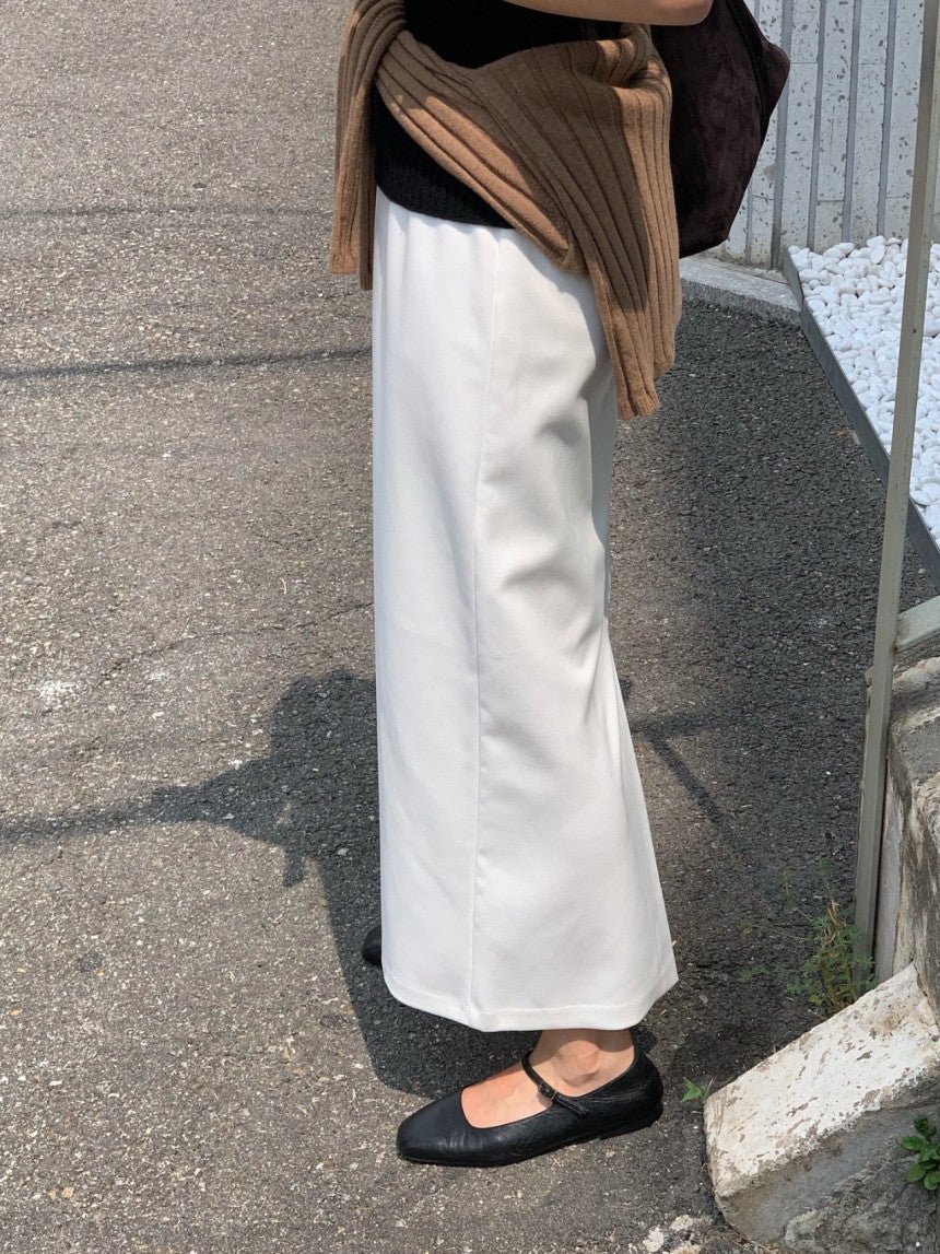 Ove string long skirt-2col