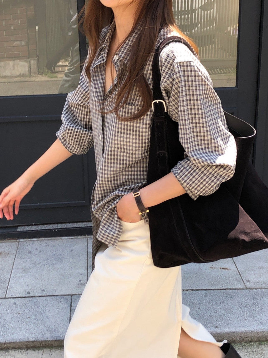 Paddington check shirt-2col