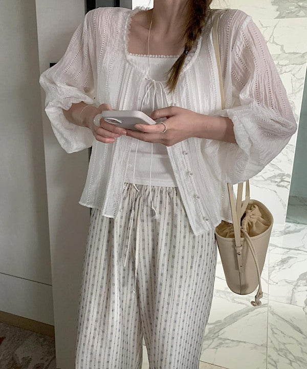 ILLIT cardigan blouse