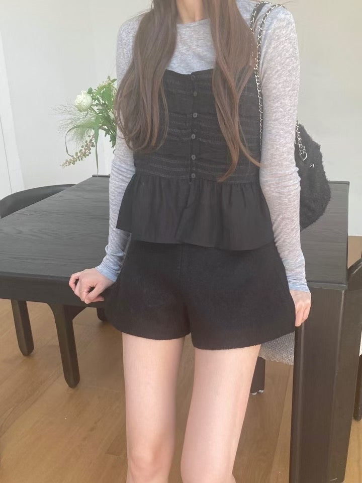 frill blouse-2col