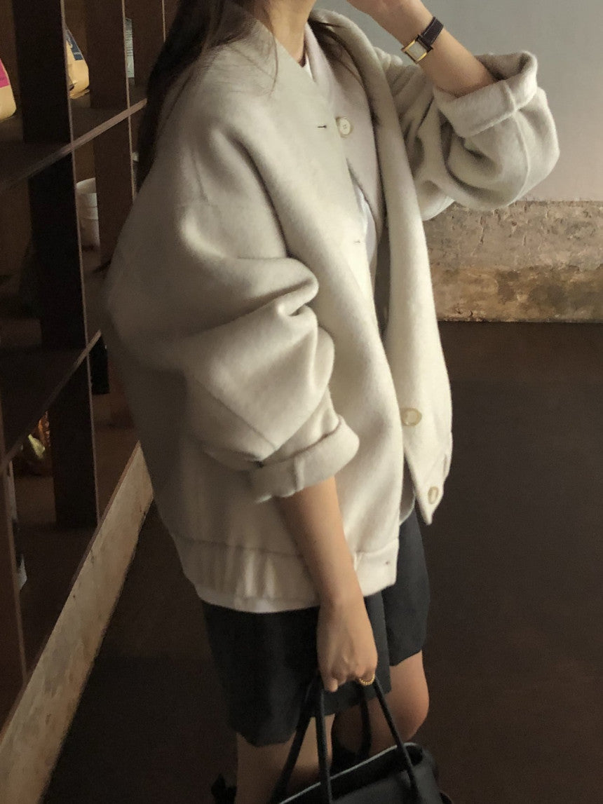 Nua handmade blouson-2col