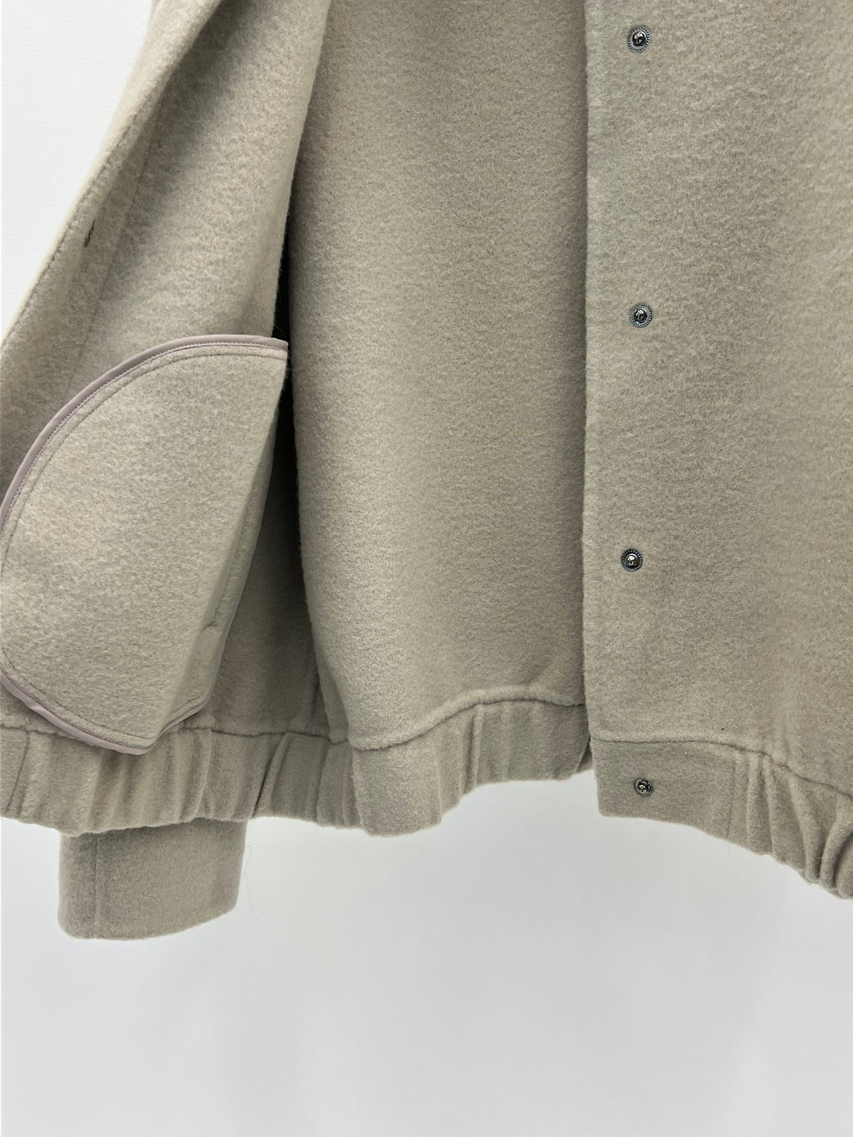 delphine wool handmade blouson-2col