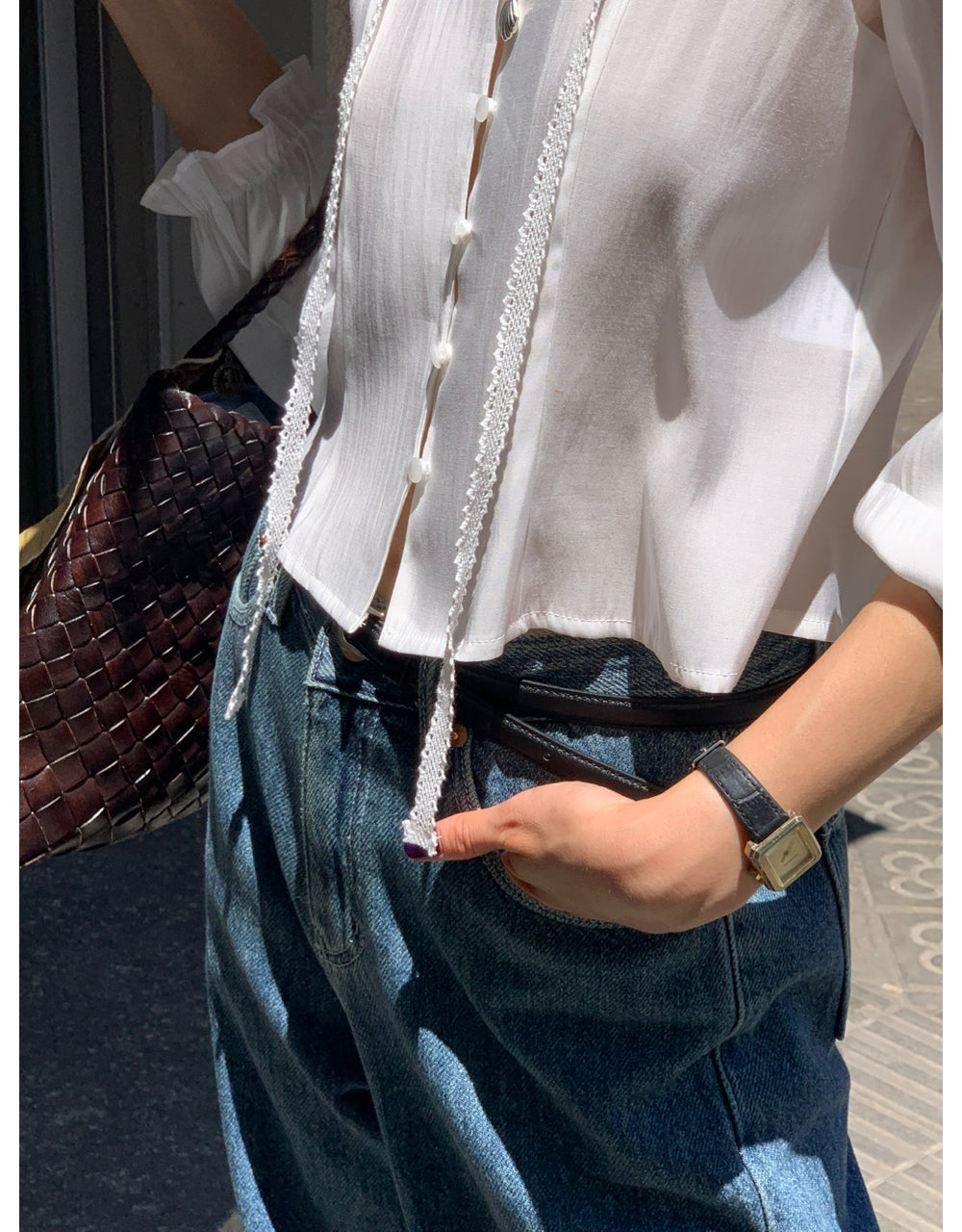 Shining blouse-3col