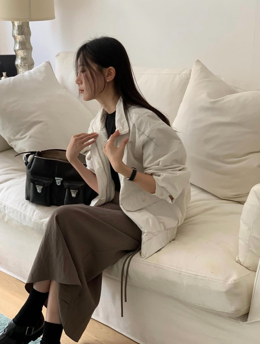 Mus blouson-2col
