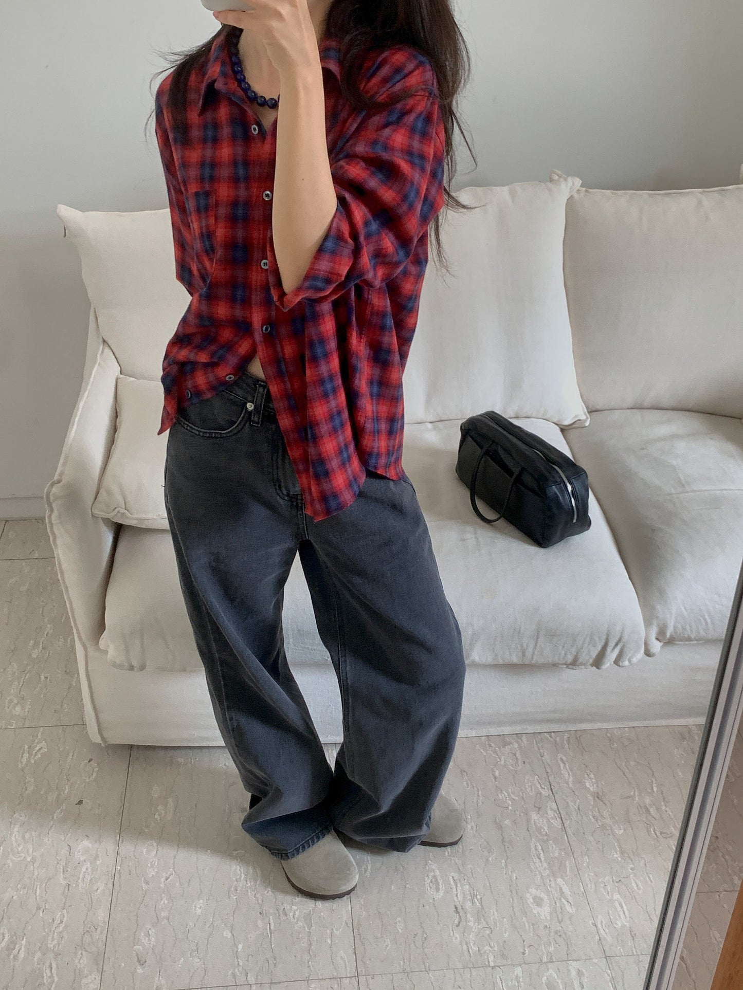 Rok check shirt
