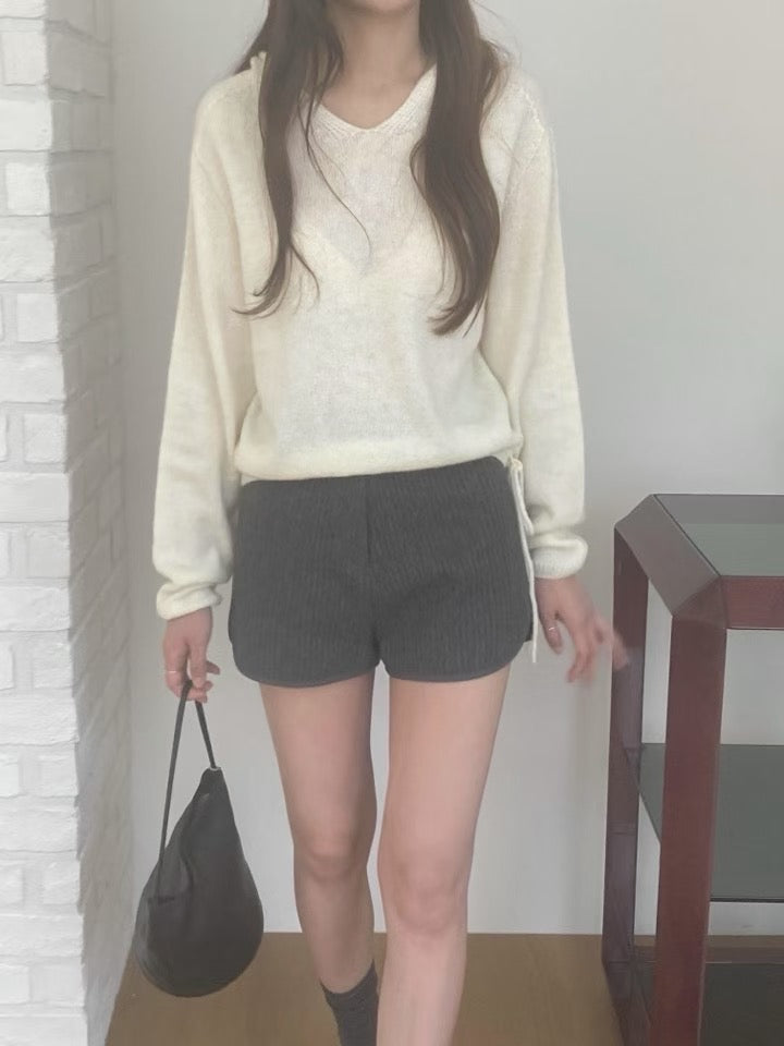 wholega hood knit-2col