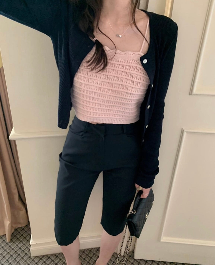 Mamonde linen cardigan-4col