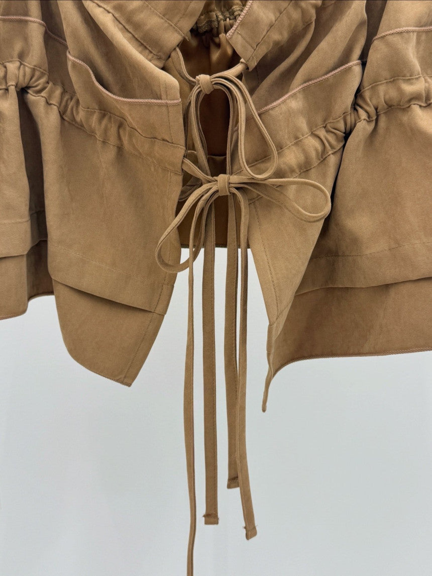 Surry pitch shirring bustier