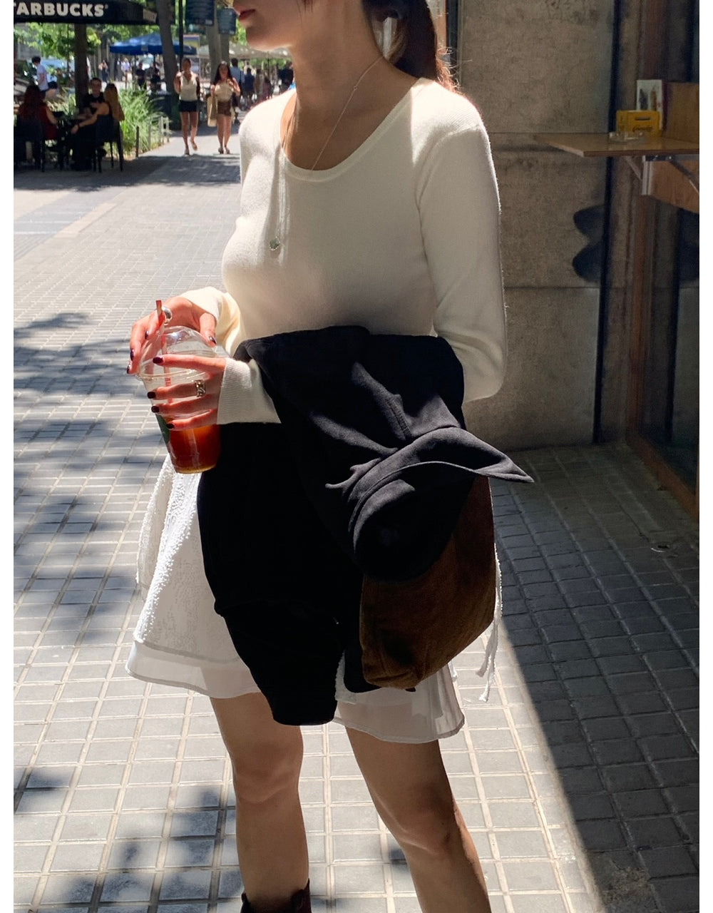Alpha leather&suede jacket-2type