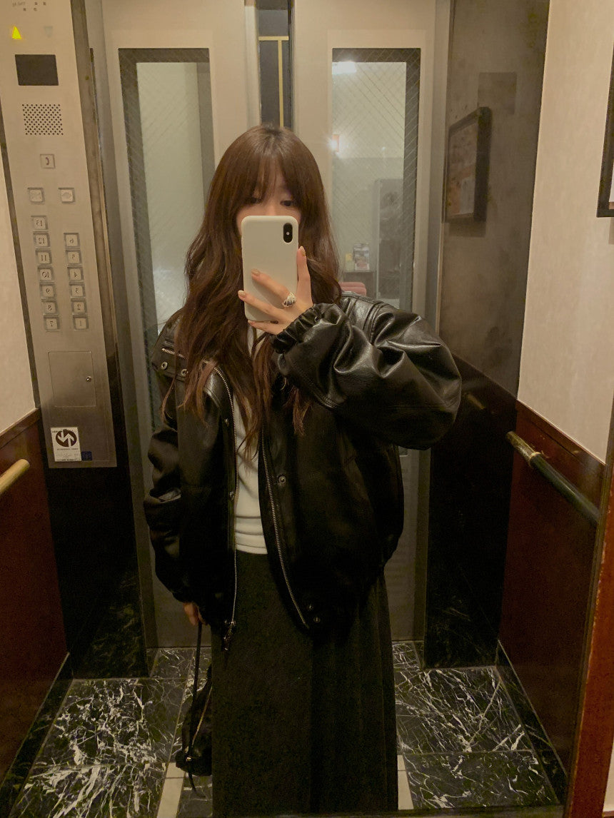 Milli leather jumper