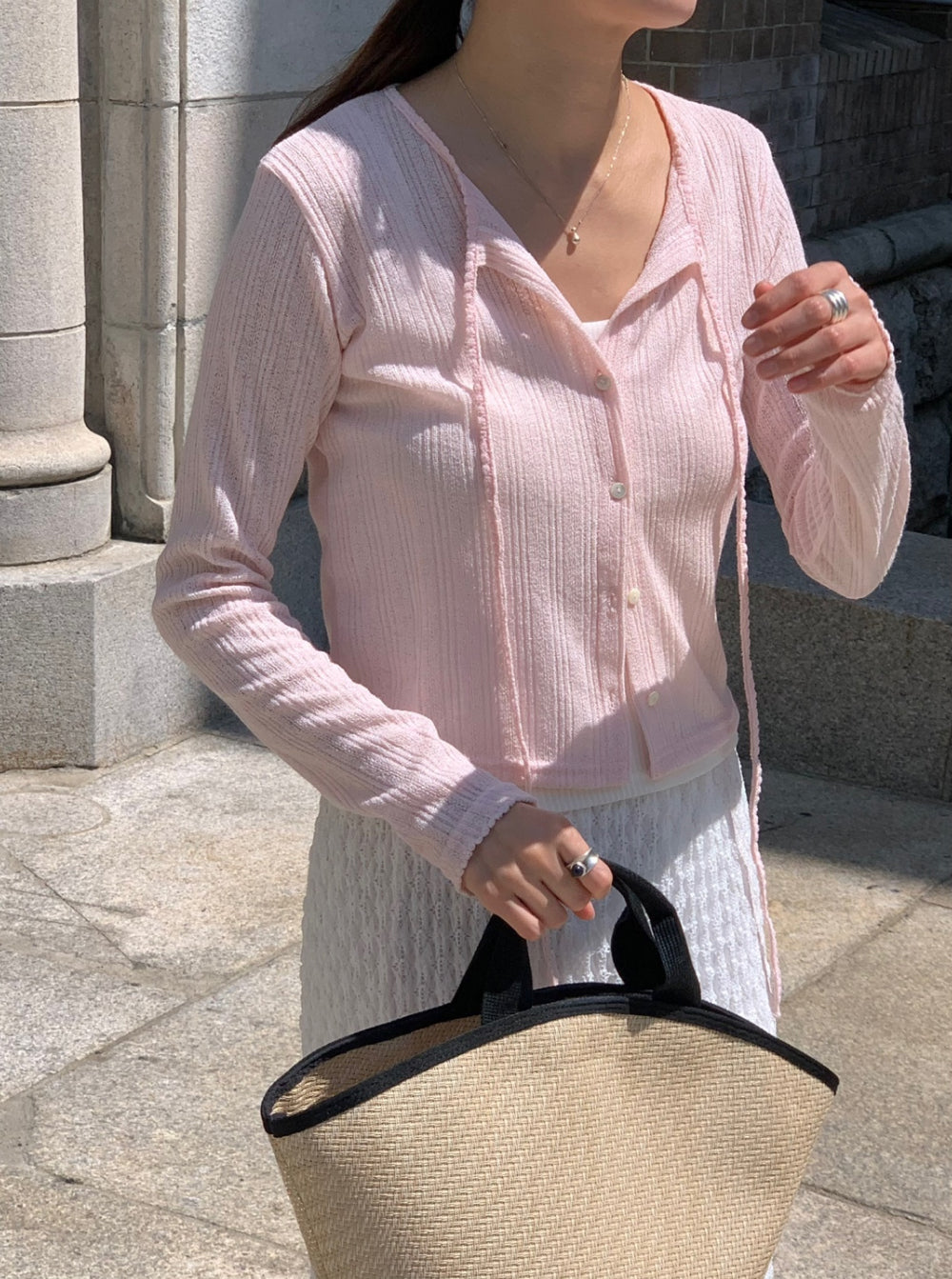 fuzzy cardigan-3col