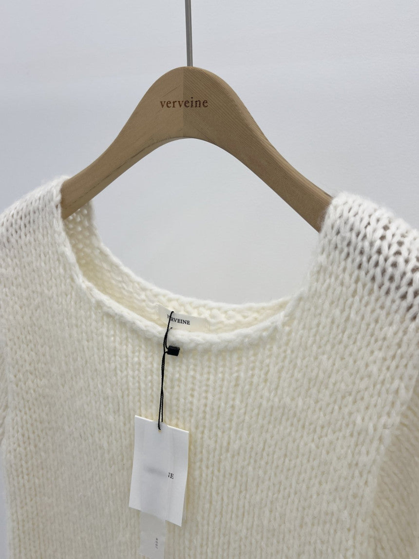 Oslo bulky wool half knit-2col