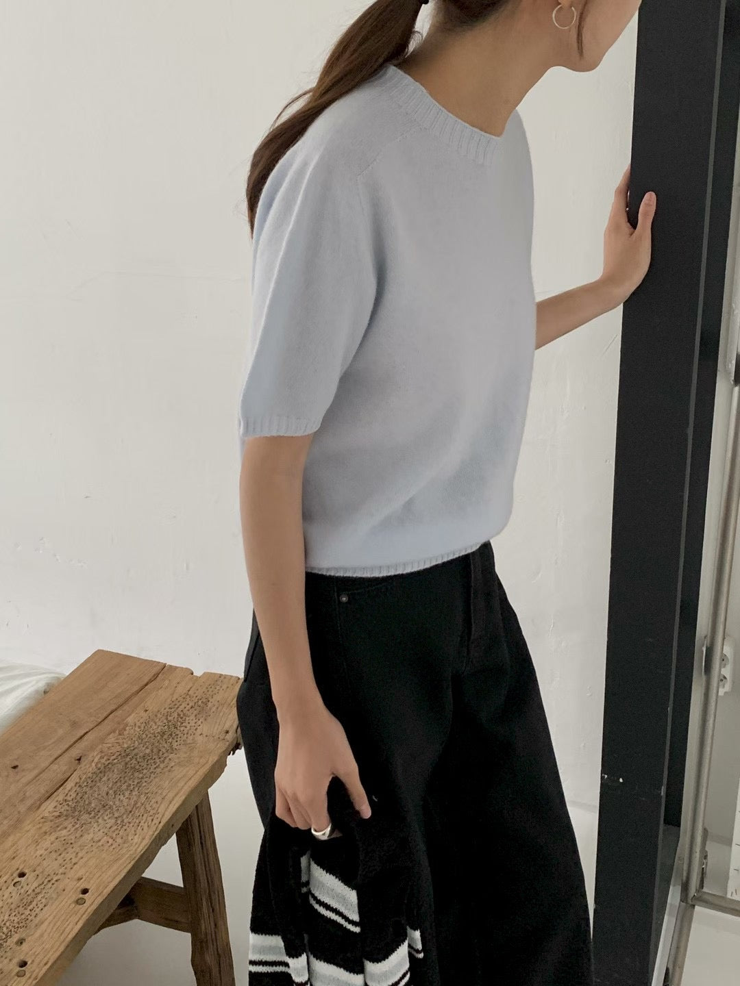 Room and half wholega knit-6col