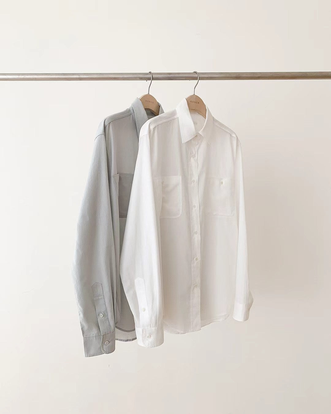 Ounce washing light shirt-3col