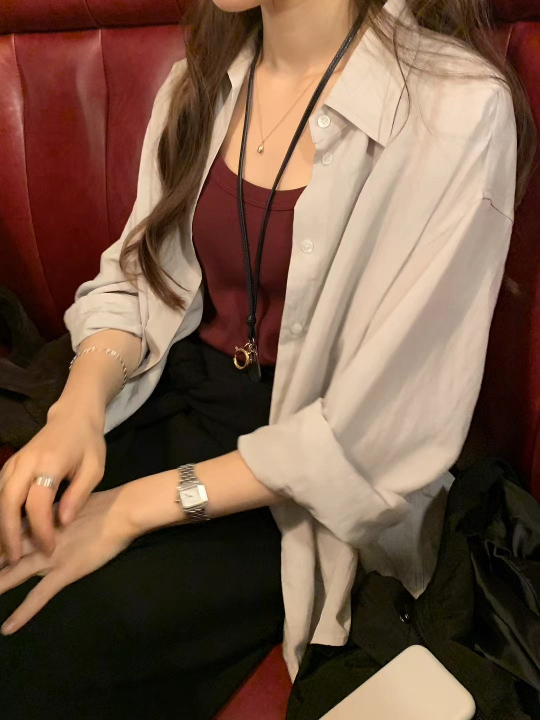 Ounce from silky shirt-3col