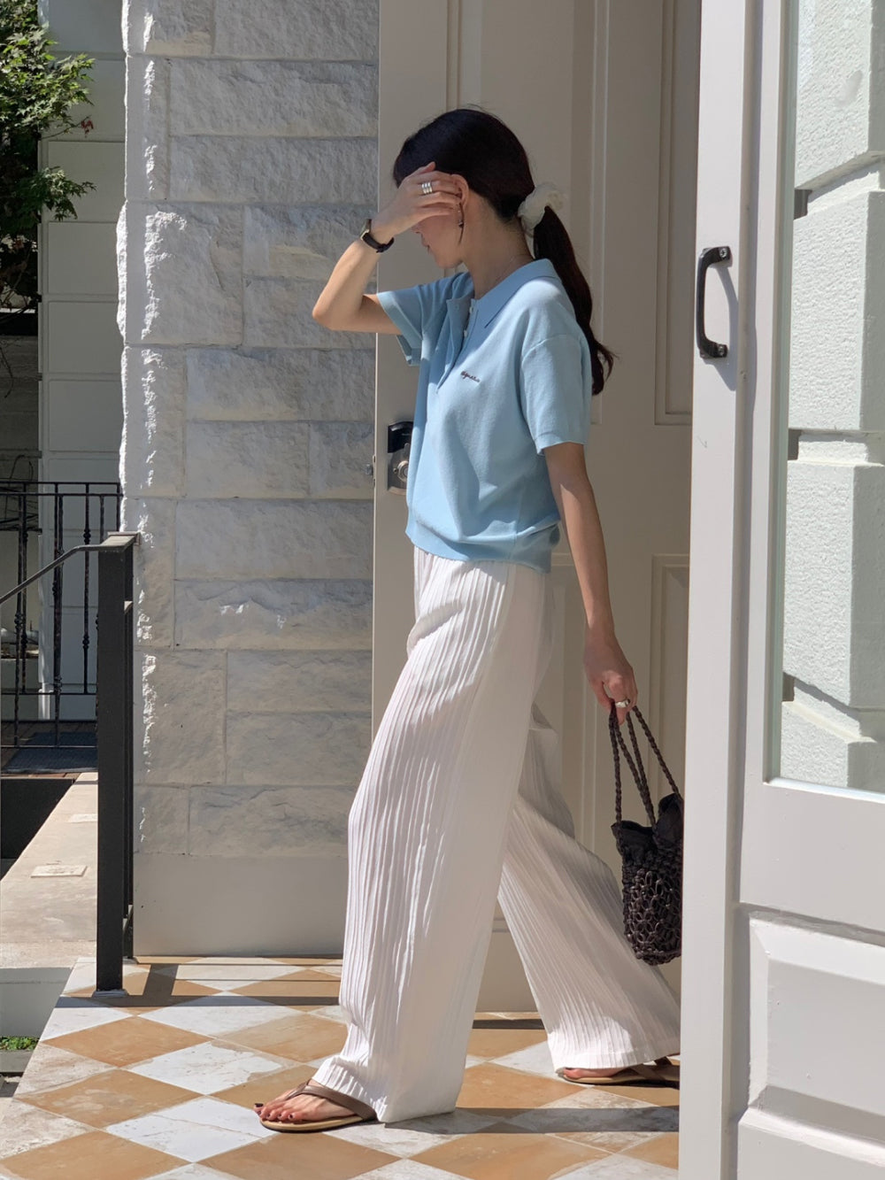 Nud collar knit-4col