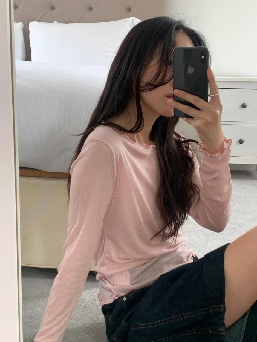 Shade frill T-5col