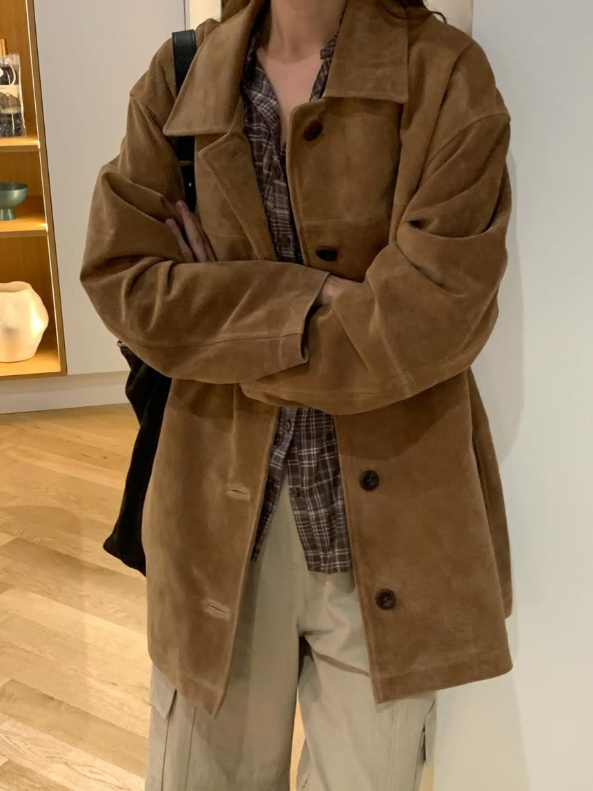 Bern suede jacket-2col