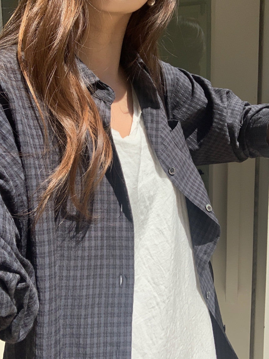 Paddington check shirt-2col
