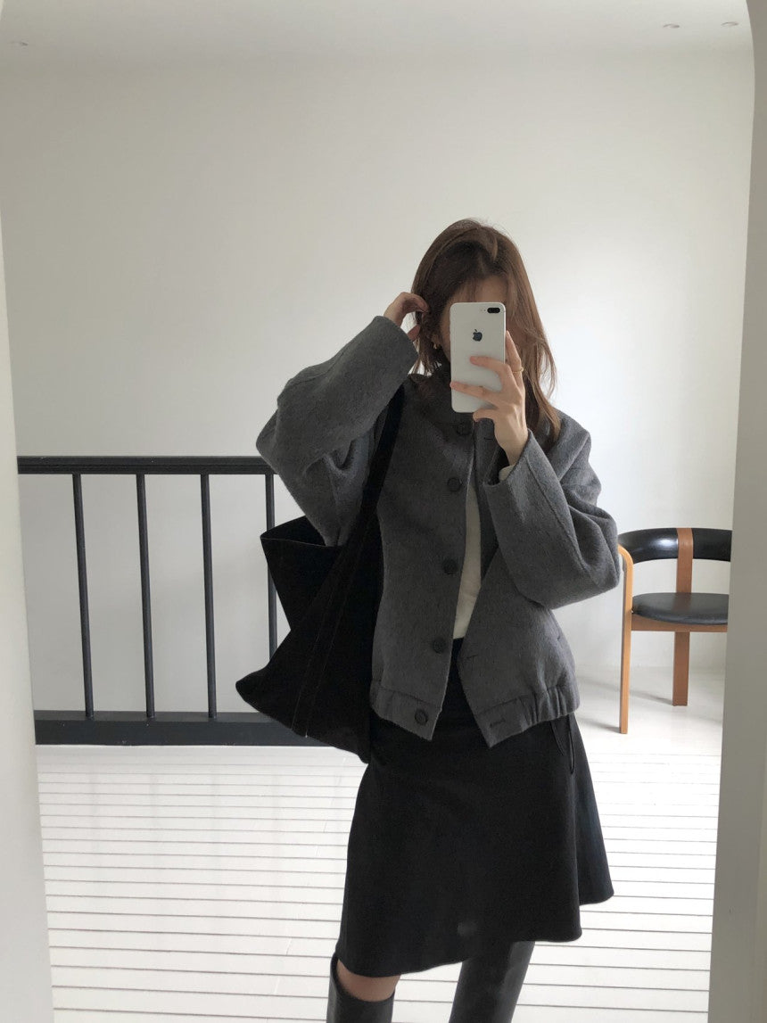 Nua handmade blouson-2col