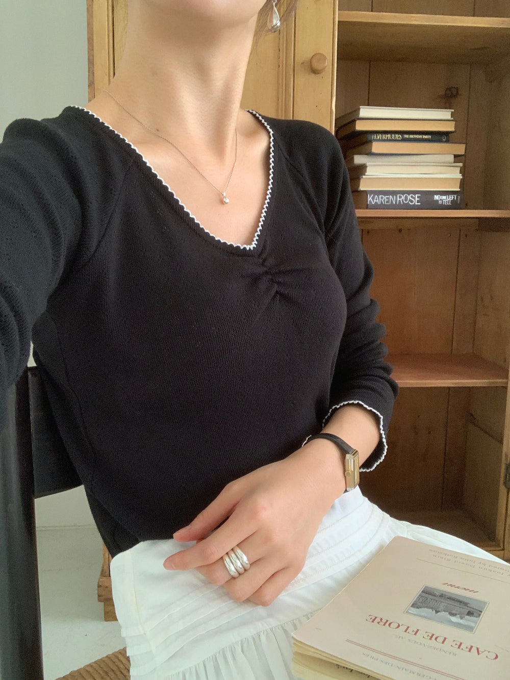 Soda lace T-3col