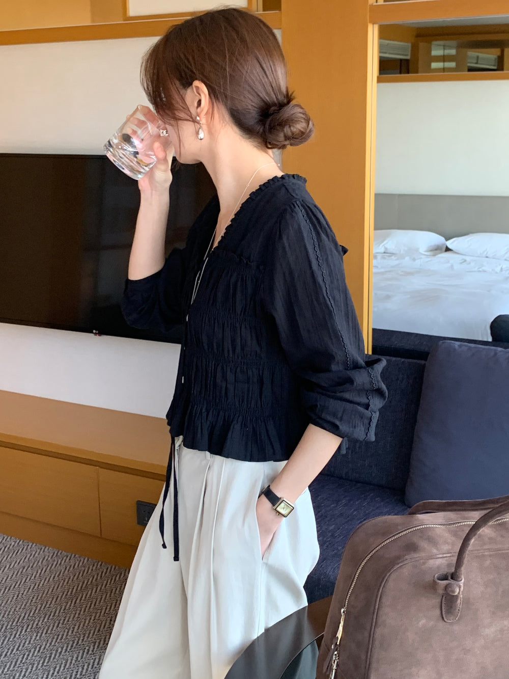Mogu blouse-2col