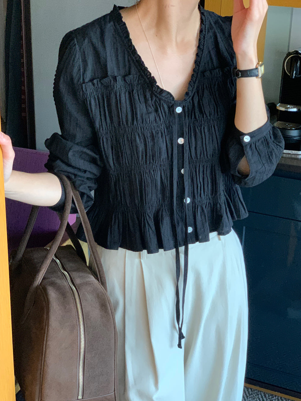 Mogu blouse-2col