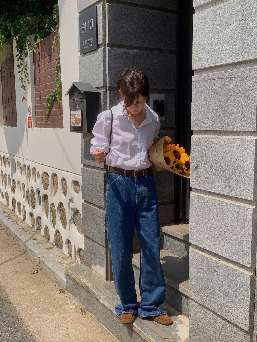 113 Carpenter denim ショート丈あり