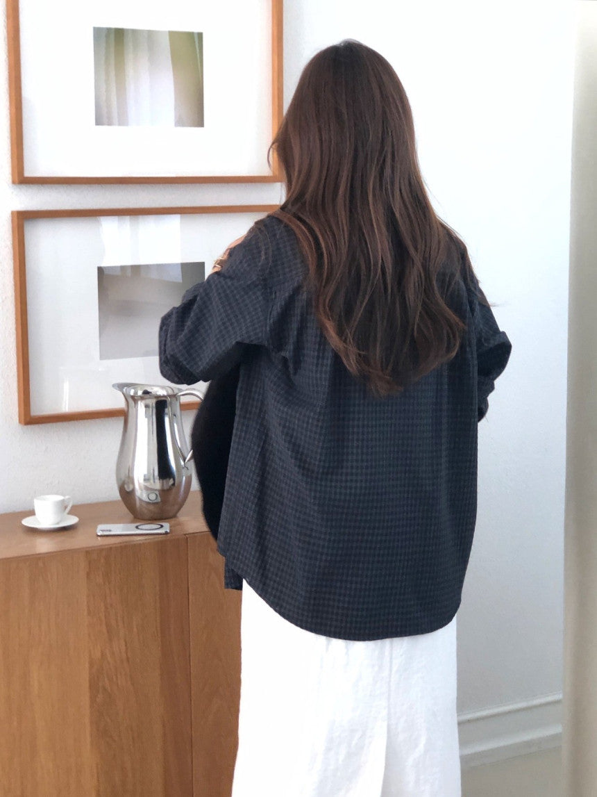 Paddington check shirt-2col