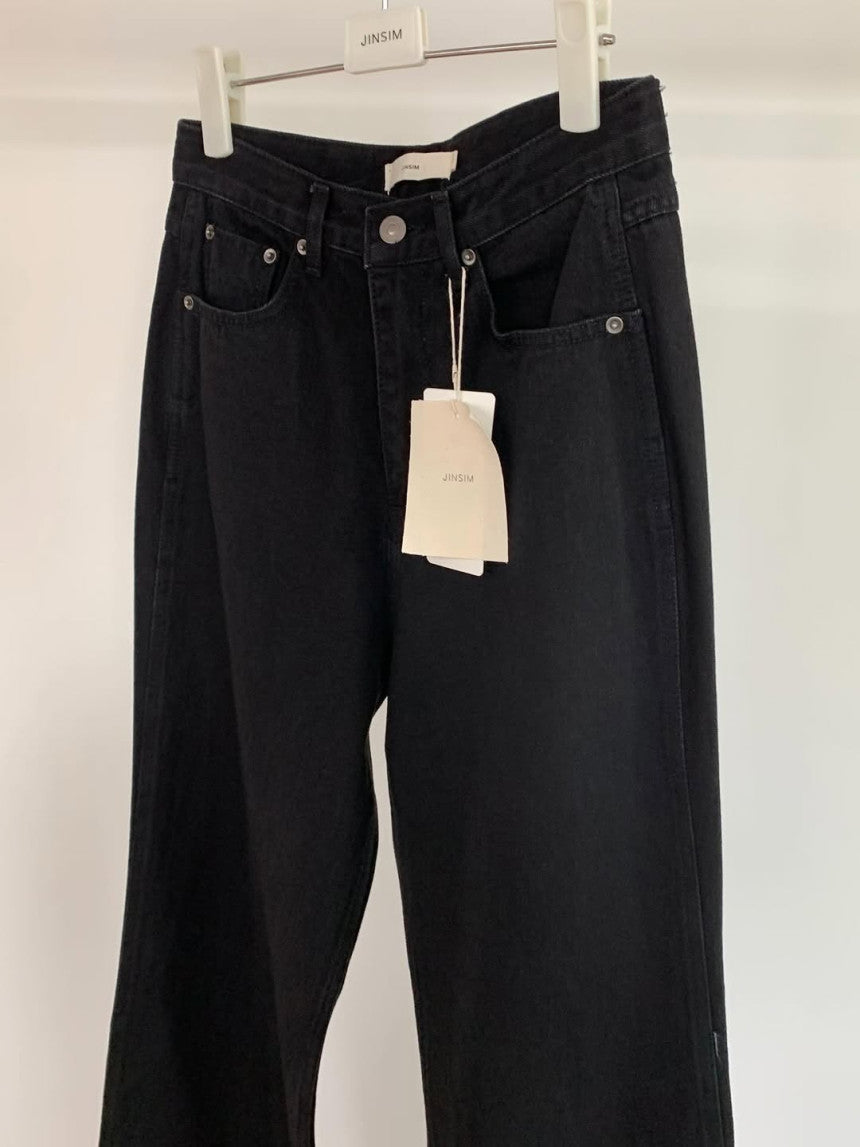 Maison black jeans/ショート丈あり