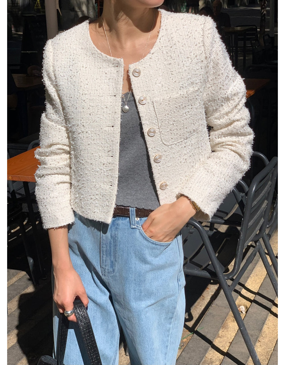 Sha tweed jacket-3col