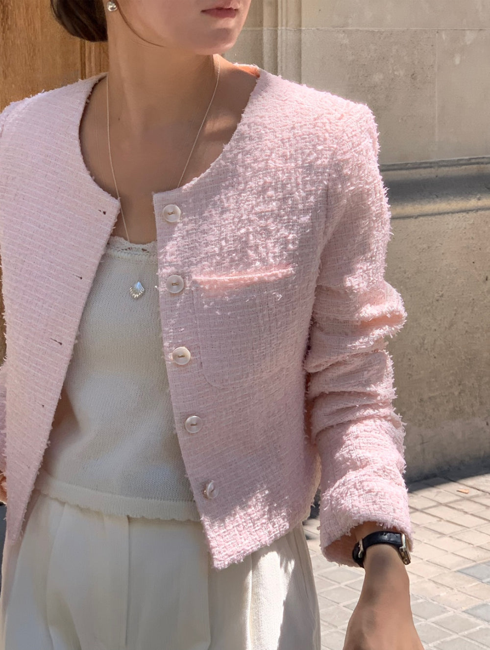 Sha tweed jacket-3col