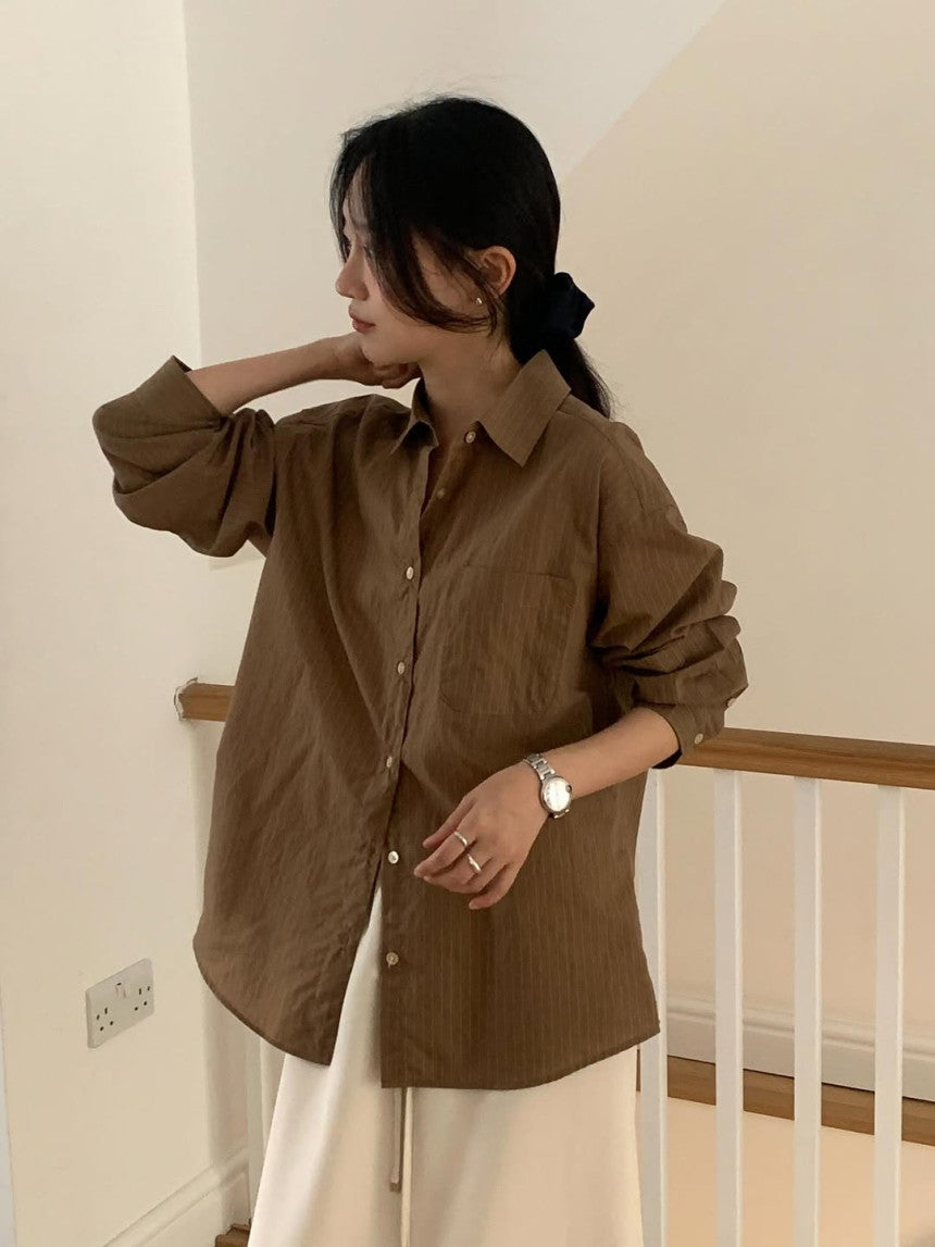 Bring s.t cotton shirt-3col