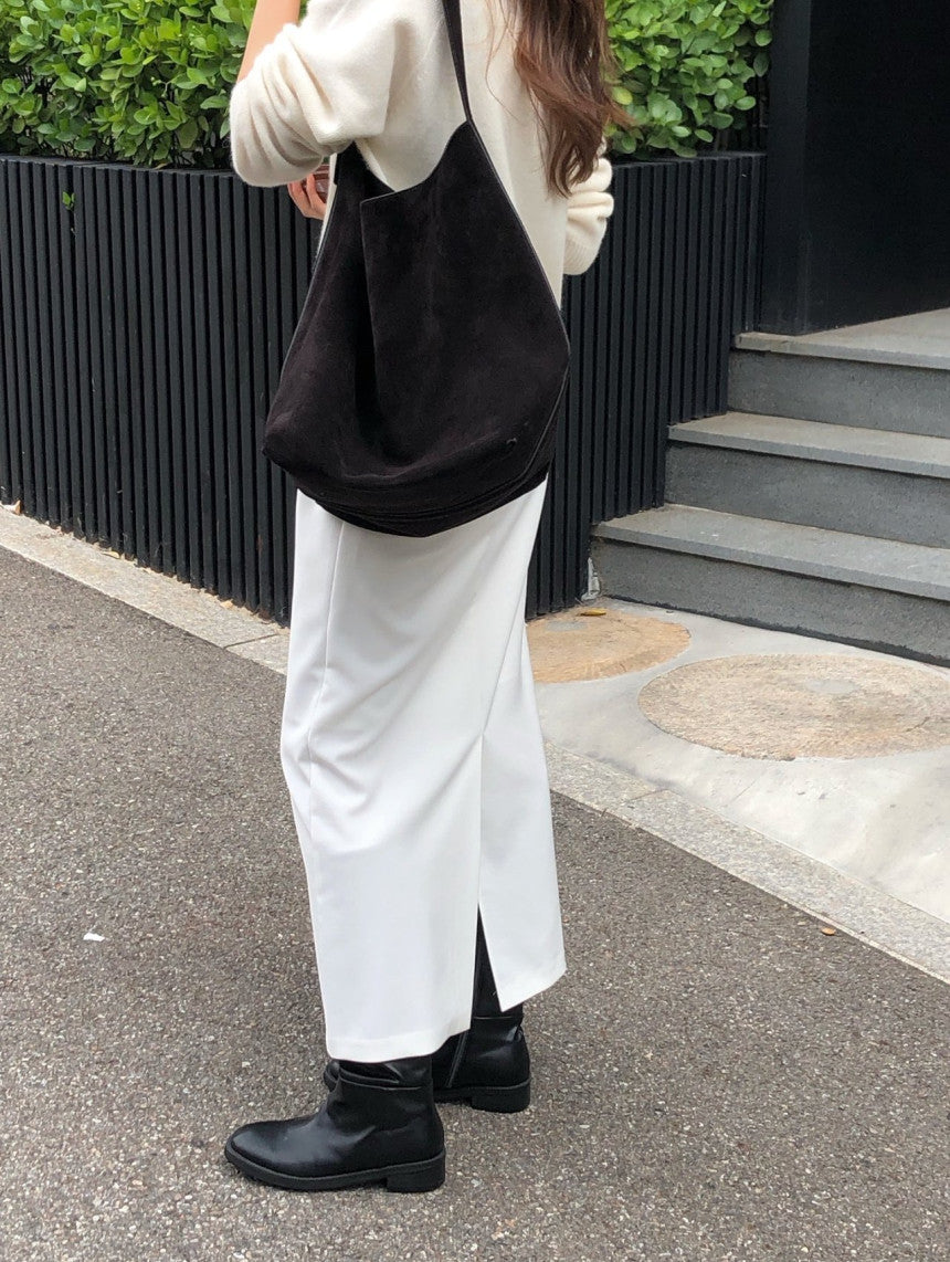 Ove string long skirt-2col