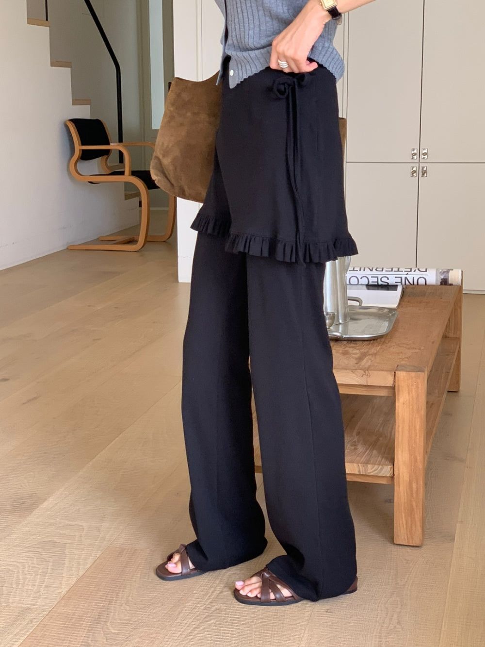 Pov skirt pants-2col