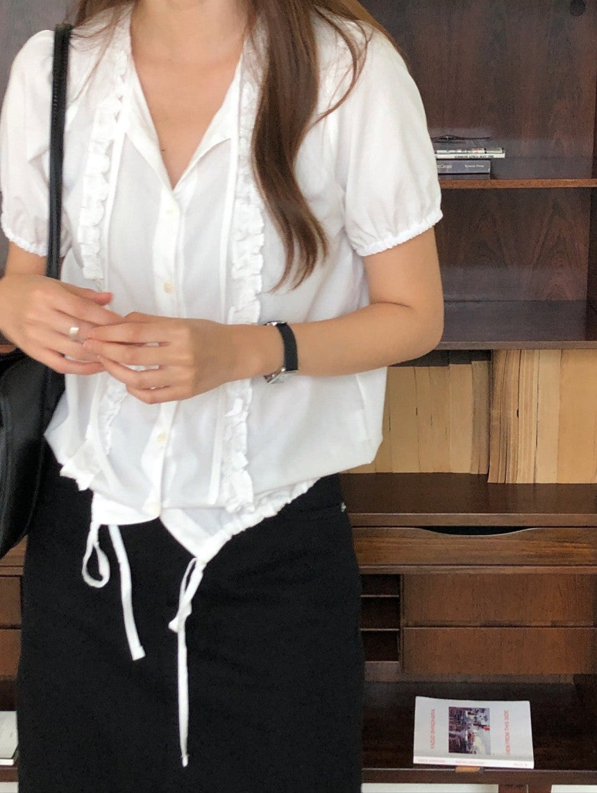 Loha lace half blouse