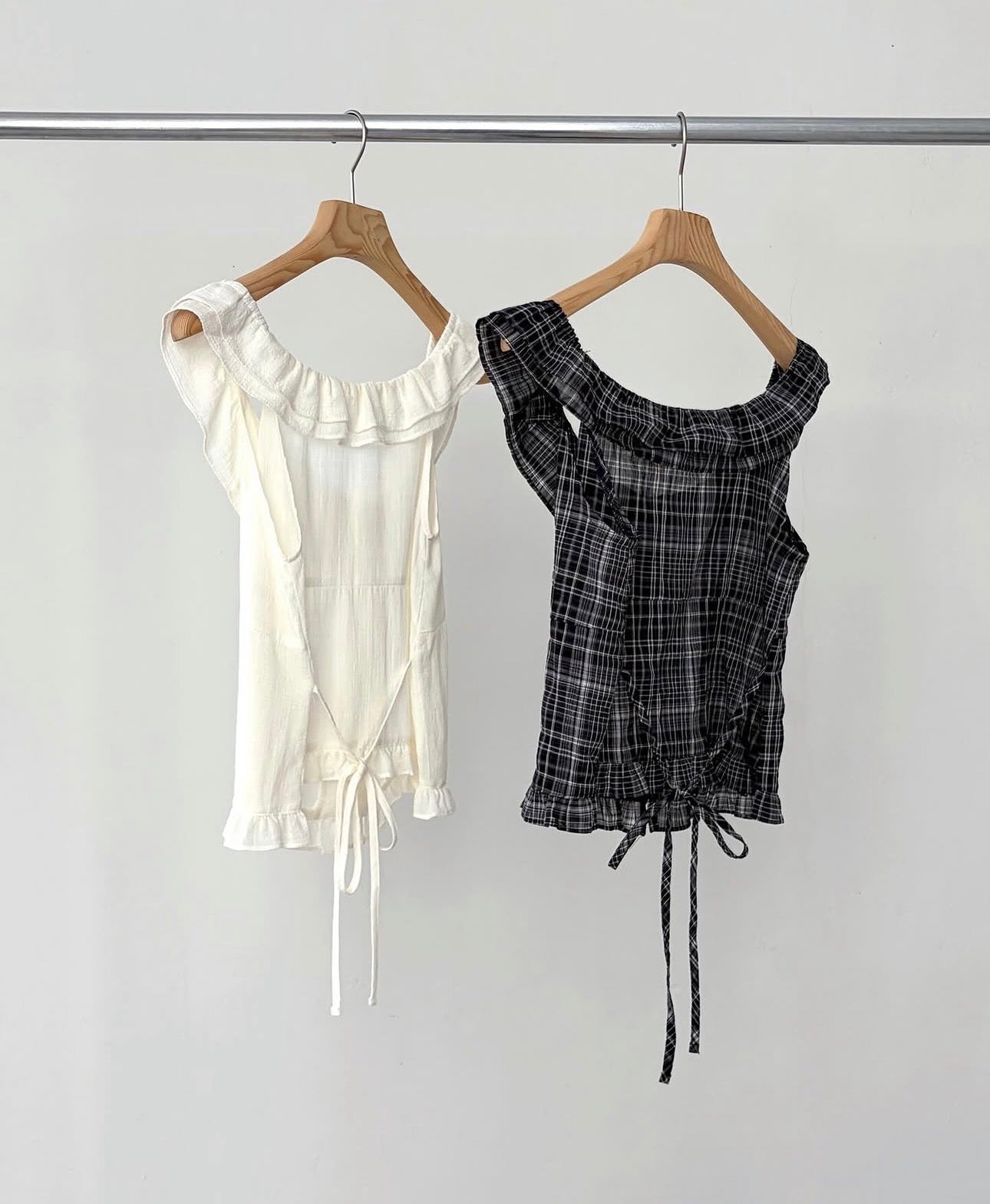 liter sweetie frill blouse-2col