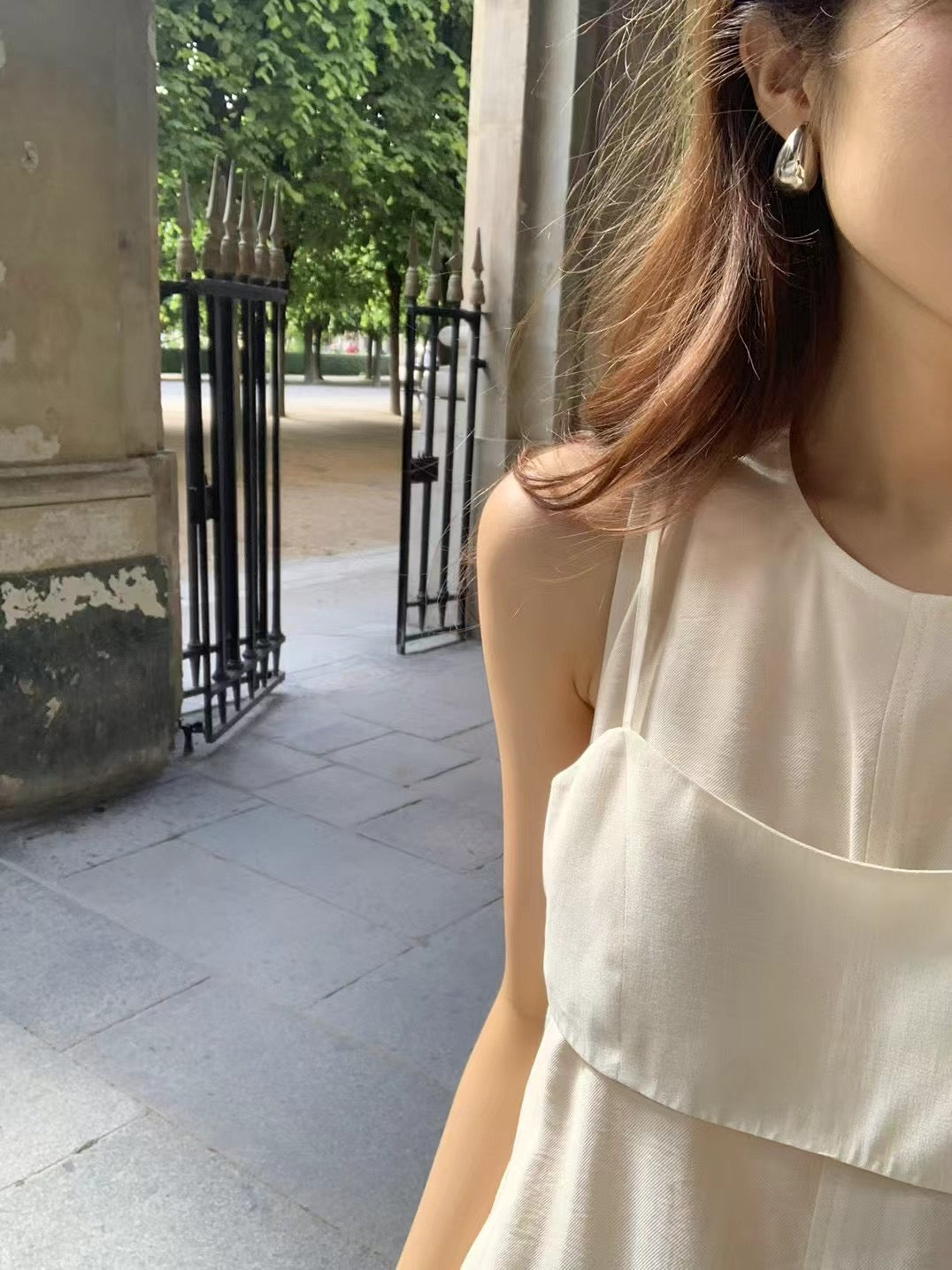Ounce sage ribbon bustier-2col