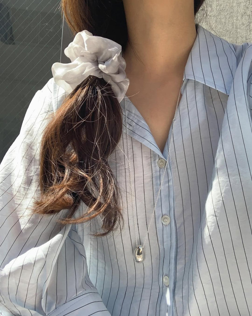 liter ferrier puff blouse-2col