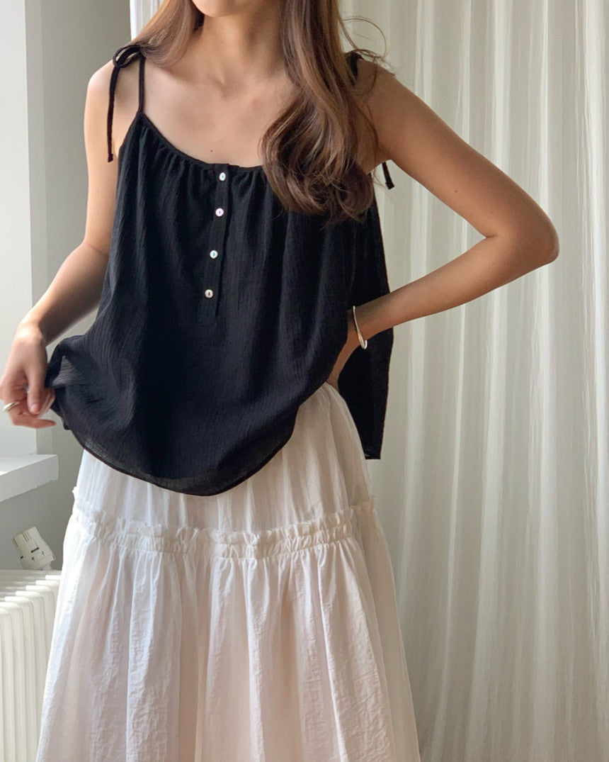 Elysee button sl blouse-2col