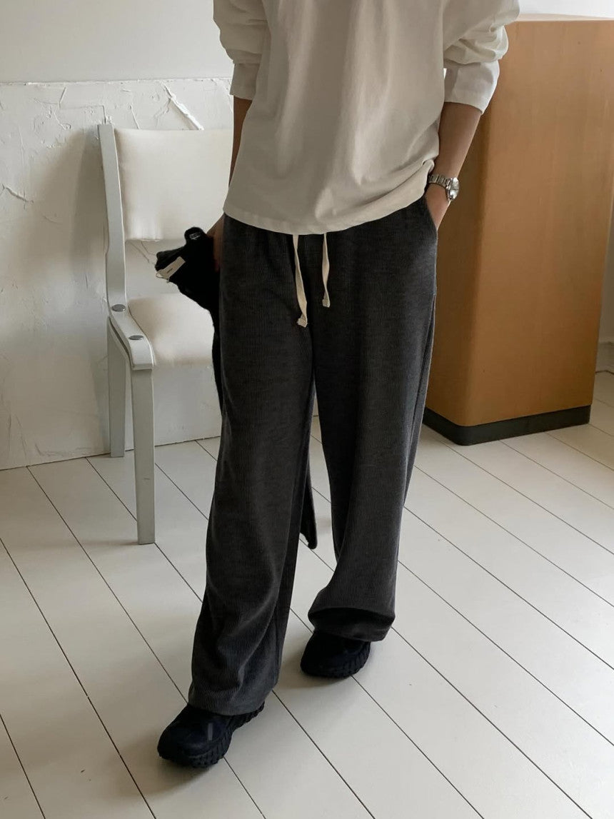 Relaxed pants-5col