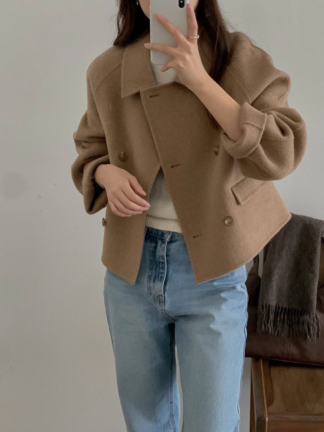 Miu double handmade jacket-3col