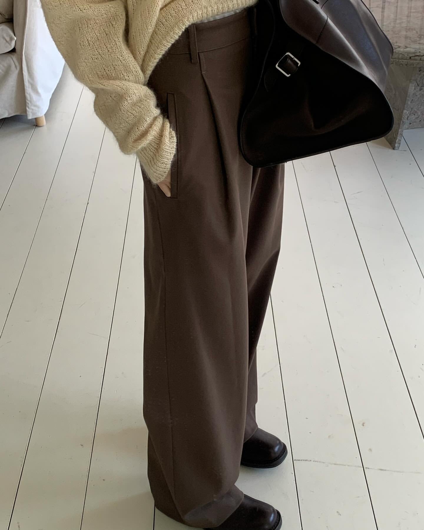 Sale black即納 Epi slacks-3col