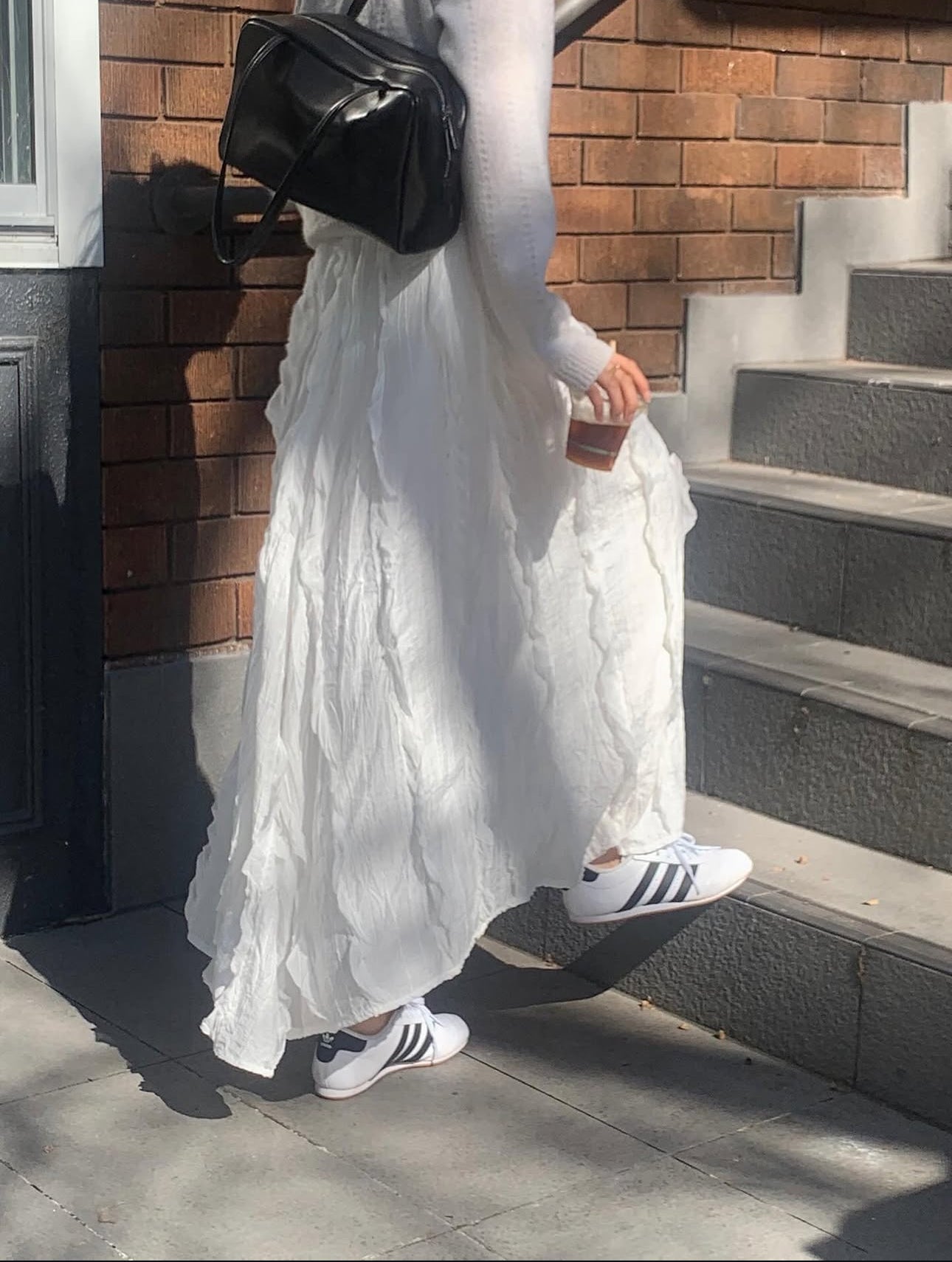 liter giselle ruffle skirt-2col